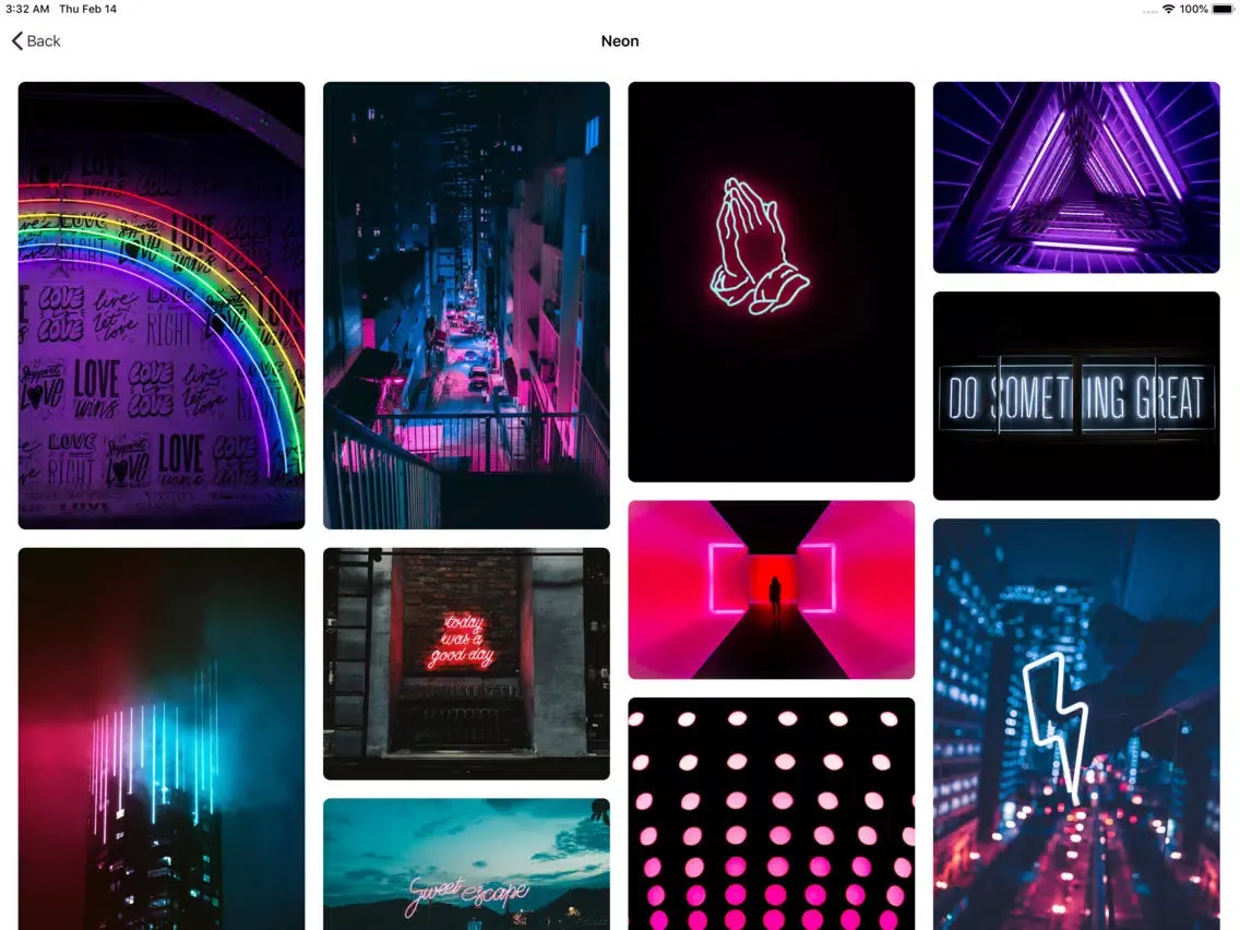 Zrzuty ekranu Frame Wallpaper for Unsplash iPad 