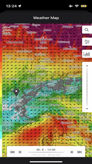 Capturas de tela do eVario2  - Variometer Pro