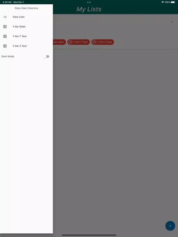 ภาพหน้าจอของ Staty - Statistics Calculator iPad 