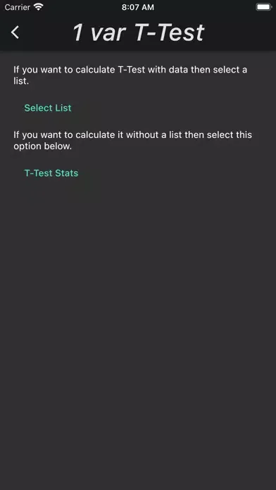 ภาพหน้าจอของ Staty - Statistics Calculator