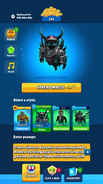 Capturas de tela do Skins Rewards Ai for Roblox