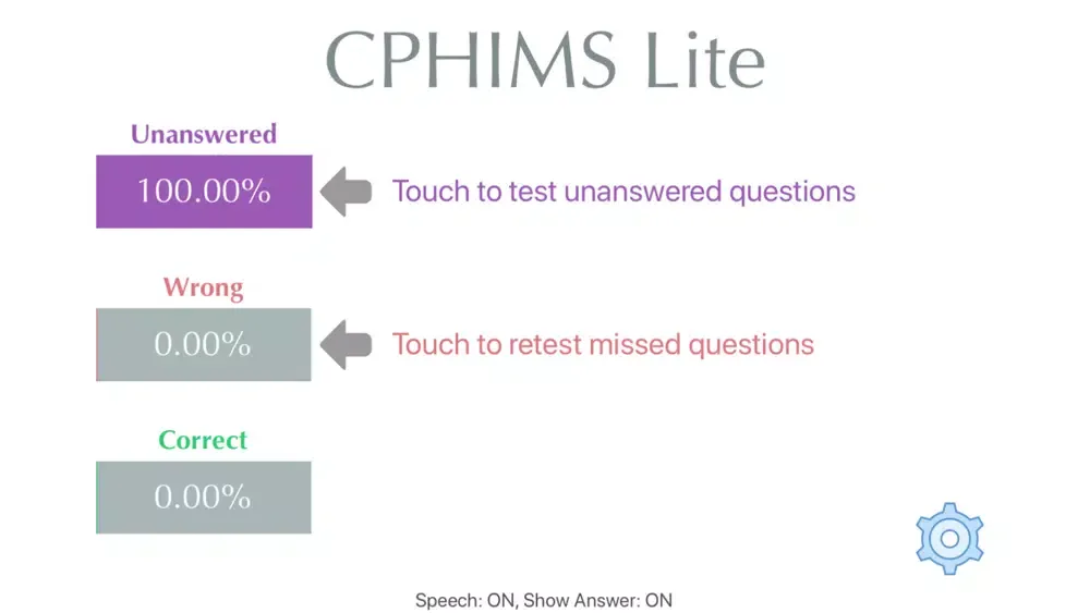 ภาพหน้าจอของ CPHIMS Lite