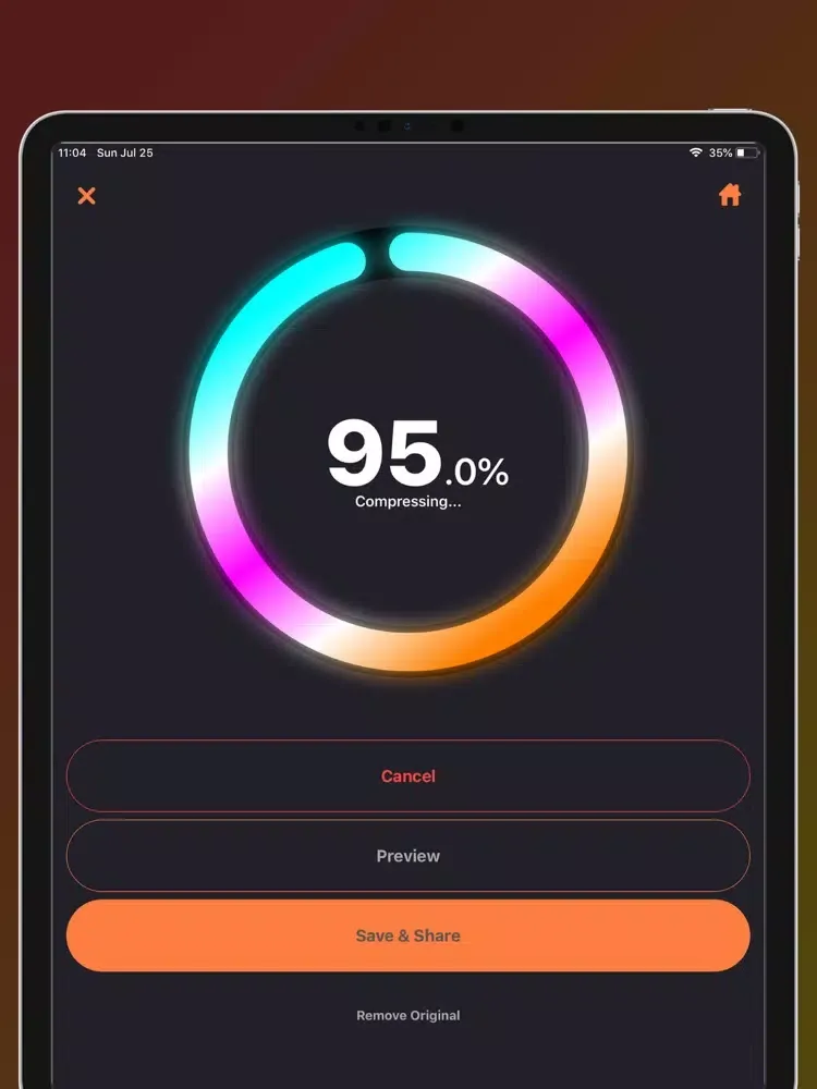 Screenshot di Compress Video Compressor iPad