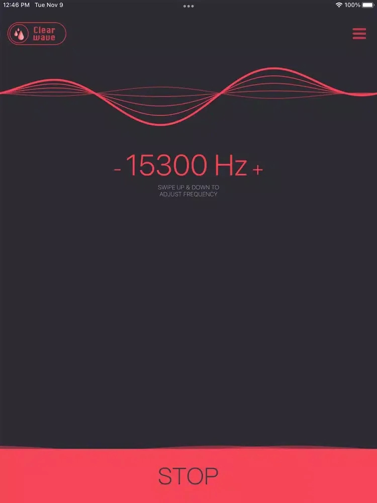 Captures d'écran de Sonic - Hertz speaker test app iPad 
