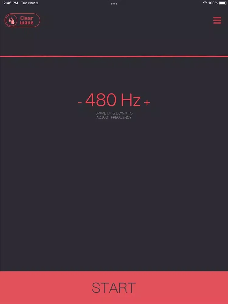 Captures d'écran de Sonic - Hertz speaker test app iPad 