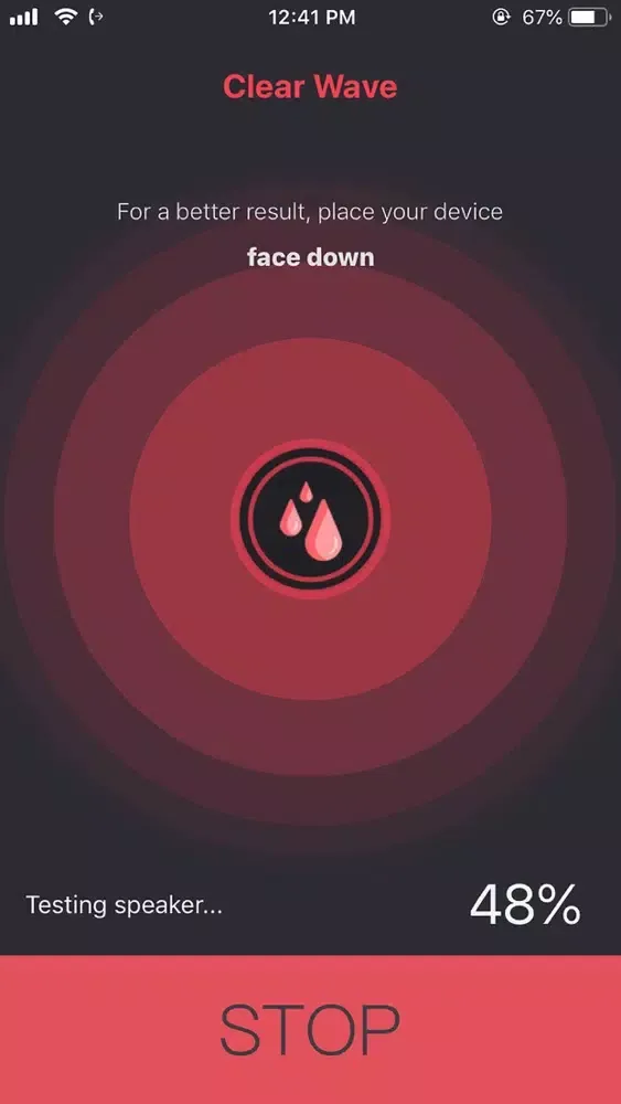 Captures d'écran de Sonic - Hertz speaker test app
