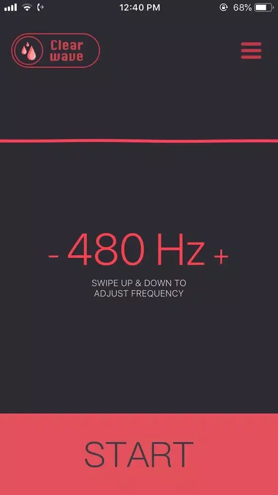 Captures d'écran de Sonic - Hertz speaker test app