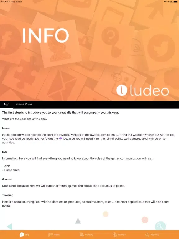 Ludeo App iPad 应用截图