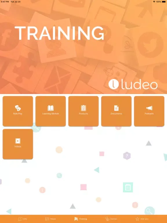 Ludeo App iPad 应用截图