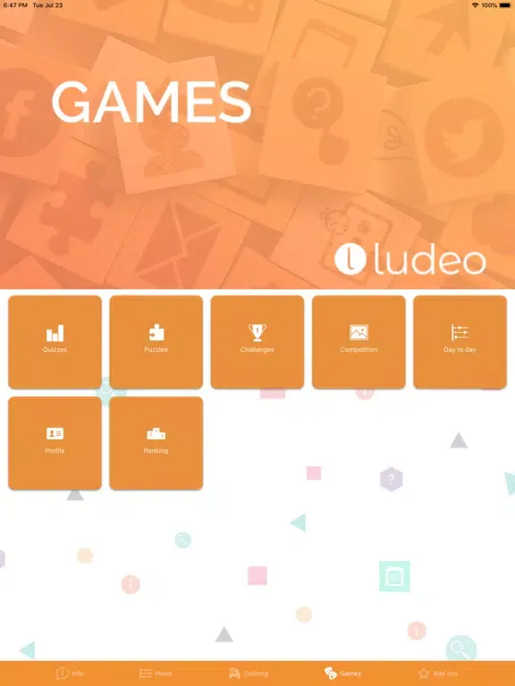 Ludeo App iPad 应用截图