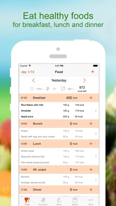 Screenshot di Lose Weight - Calorie Counter