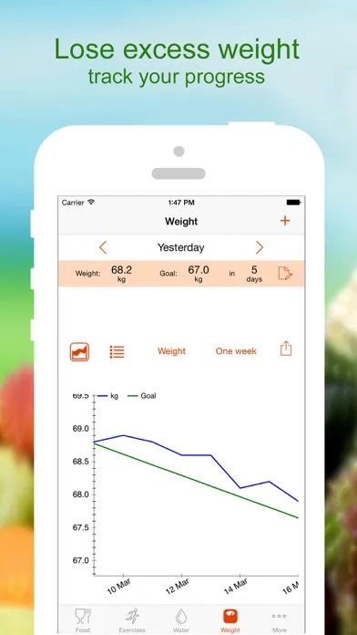 Screenshot di Lose Weight - Calorie Counter