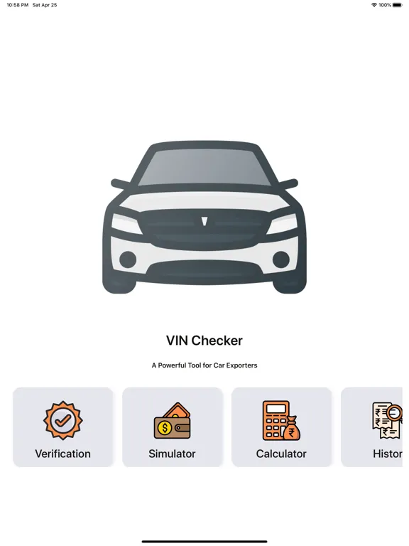 VIN Checker iPad  स्क्रीनशॉट