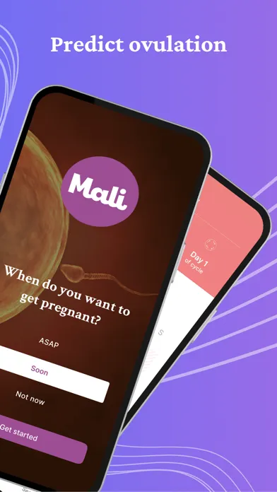 Capturas de tela do Mali Fertility & Ovulation