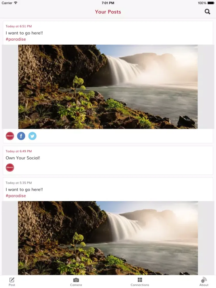 MeCast by Meeco iPad  স্ক্রিনশট