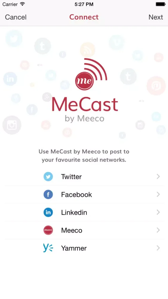 MeCast by Meeco স্ক্রিনশট