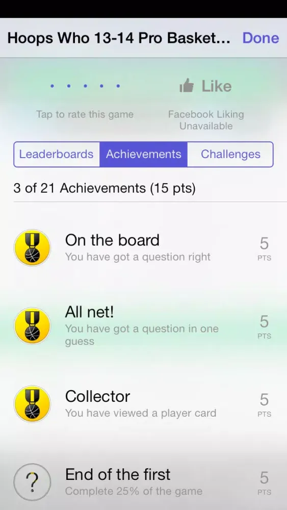 Hoops Who 13-14 Pro Basketball Trivia Screenshots