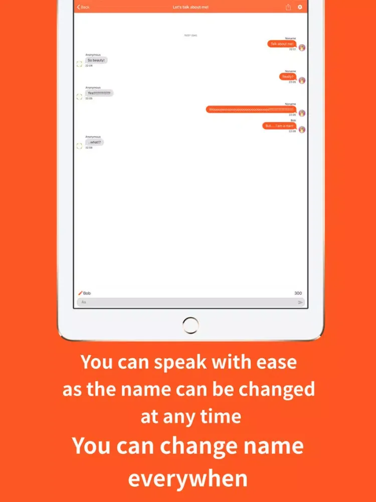 صور mimicha- Let's talk anonymous! iPad 