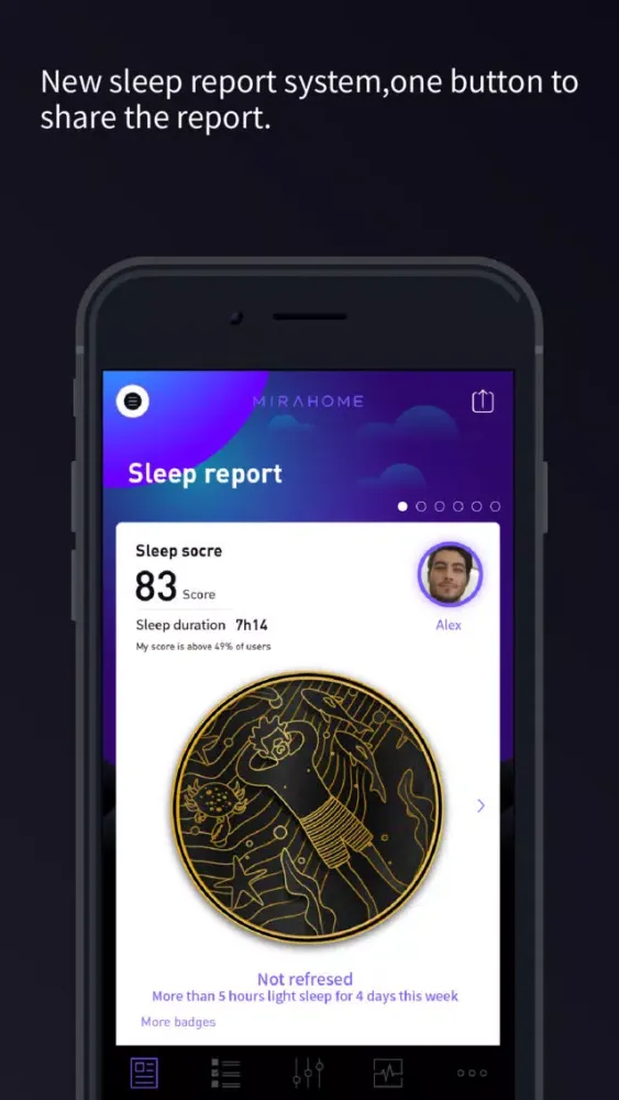 MOORING-Smart Mattress Pad Ekran Görüntüleri