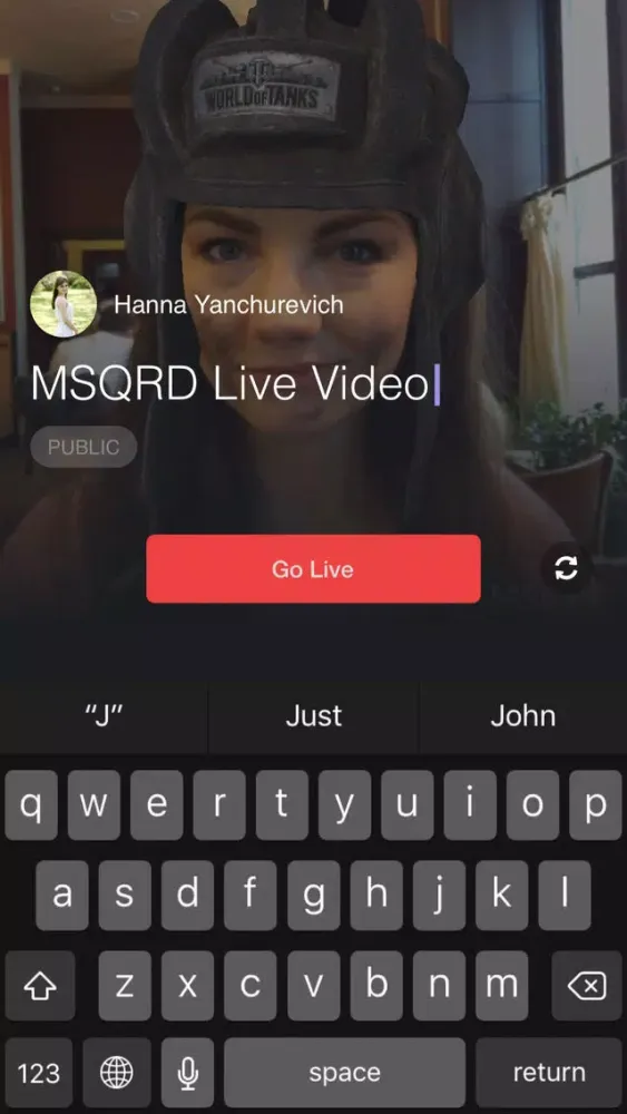 MSQRD — Live Filters & Face Swap for Video Selfies スクリーンショット