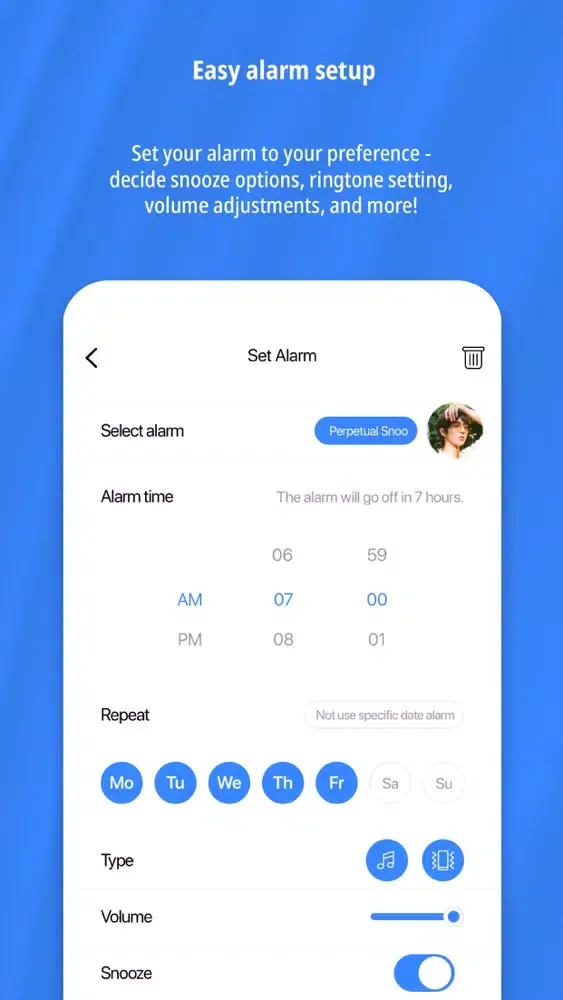 MyAlarmDol - Kpop Alarm Clock 스크린샷
