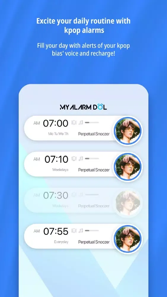 MyAlarmDol - Kpop Alarm Clock 스크린샷