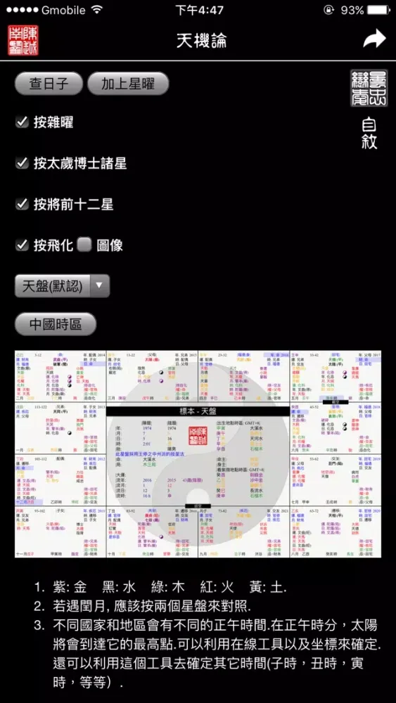 صور 中州派紫微斗數