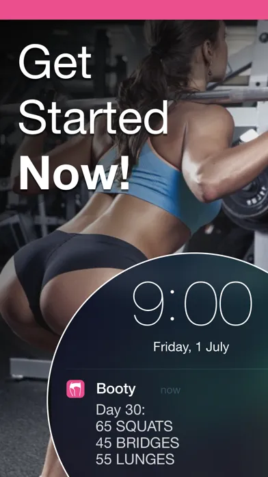 ภาพหน้าจอของ Butt Workout: Leg Exercises