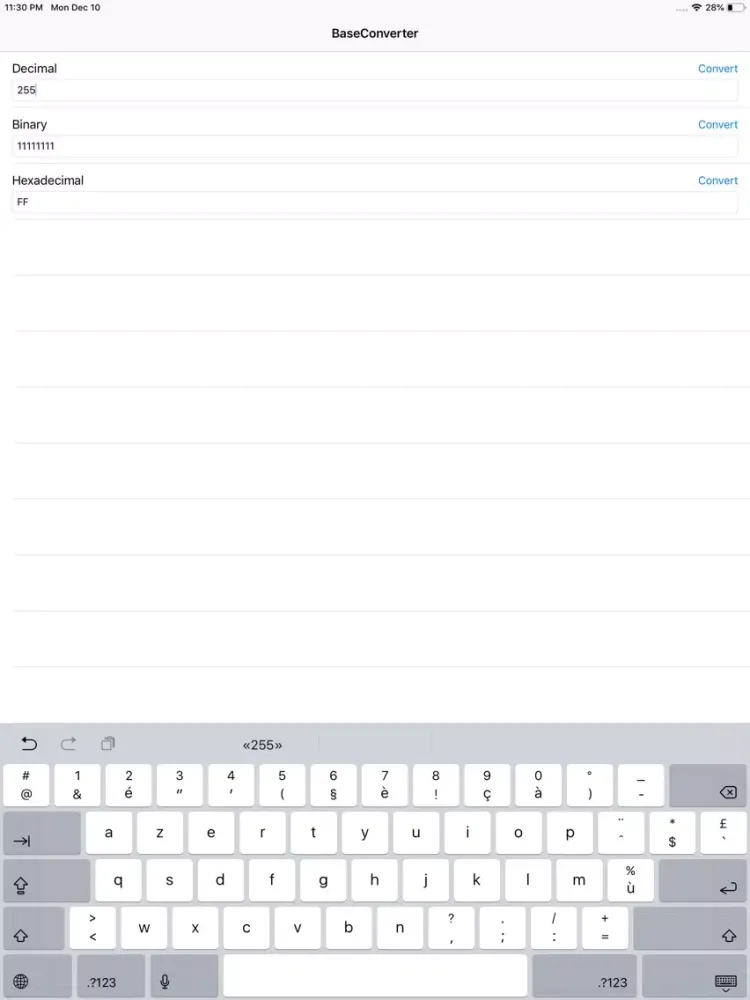 BaseConverter: All in one iPad 应用截图