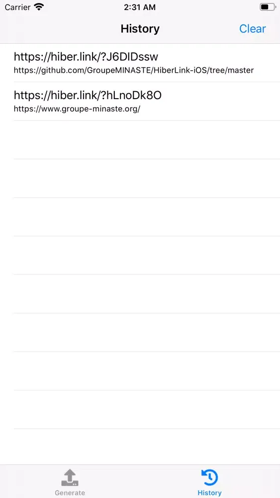 HiberLink应用截图