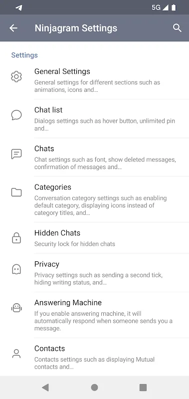 Telegram سکرین شاٹس
