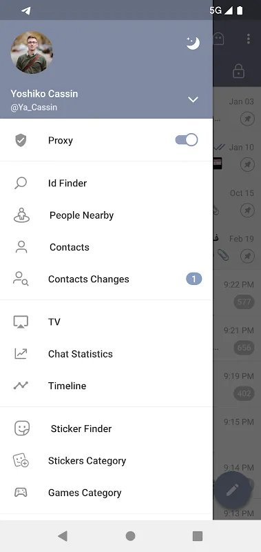 Telegram سکرین شاٹس