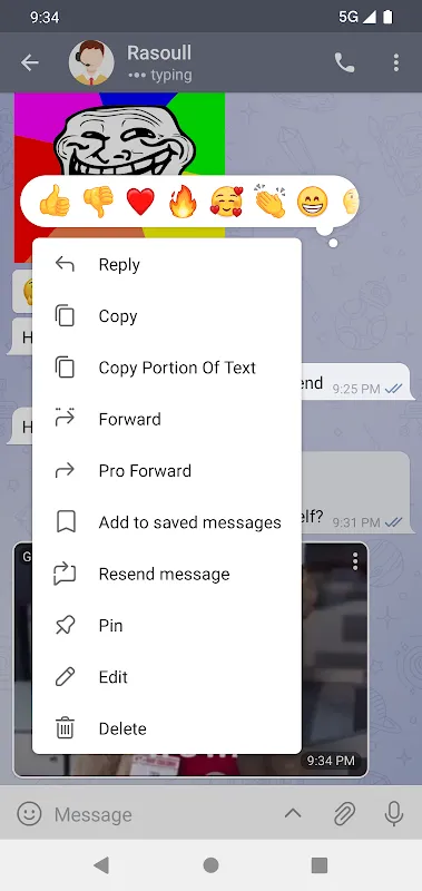 Telegram سکرین شاٹس
