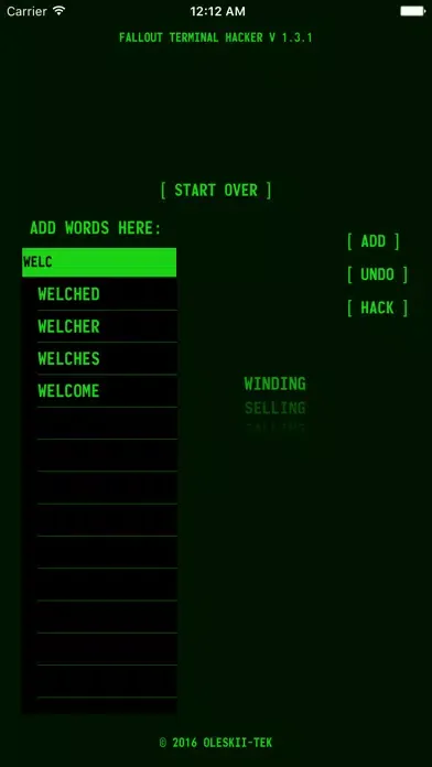 Terminal Hacker for Fallout game series 스크린샷