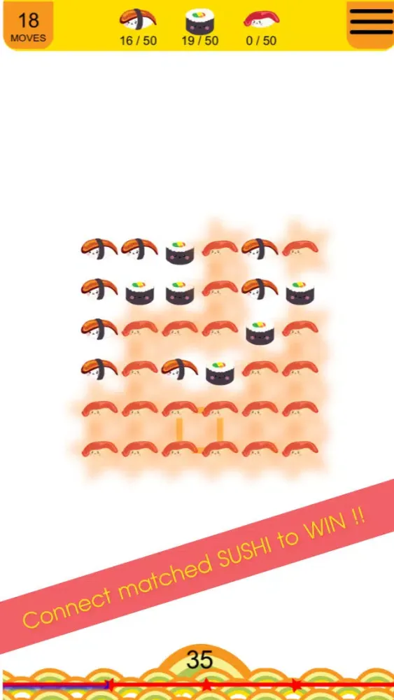 Скриншоты AA Yummy Sushi Blast Free - Swipe and Match the Sushi to win the puzzle games