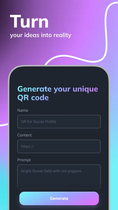 Capturas de pantalla de Monster AI: QR Code Generator