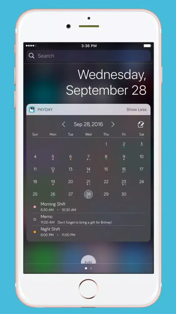 PayDay, Elegant Shift Calendar Screenshots