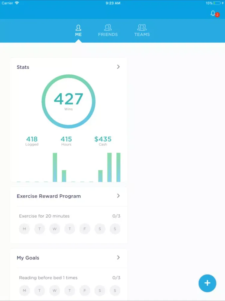 Perk Health iPad  سکرین شاٹس