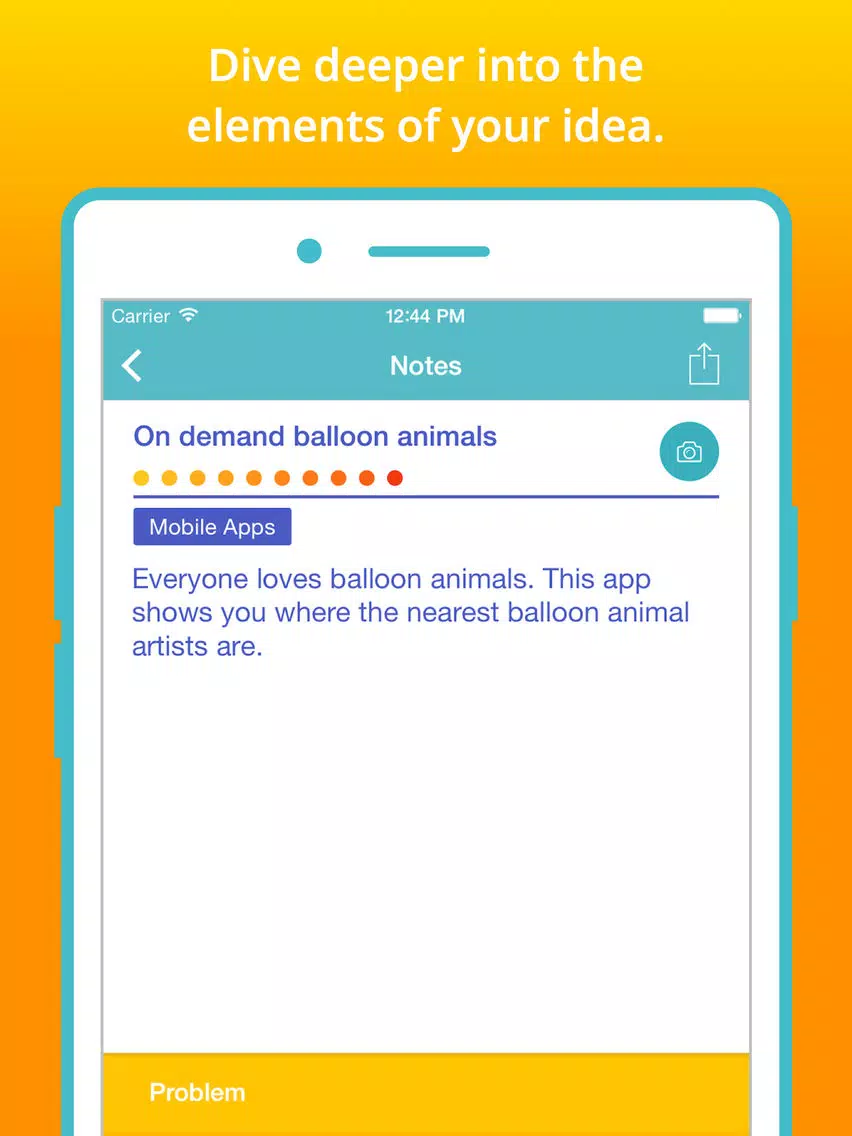 Ảnh chụp màn hình của Idealist — Turn your idea into a business iPad 
