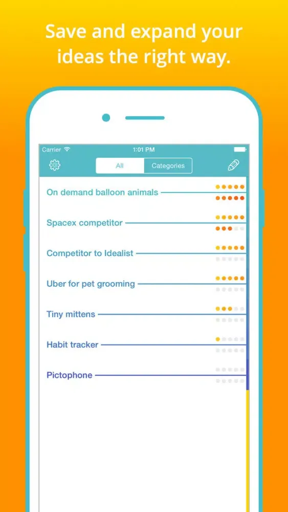 Idealist — Turn your idea into a business سکرین شاٹس