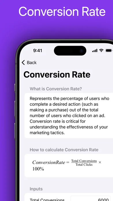 Marketing & Media Calculator应用截图