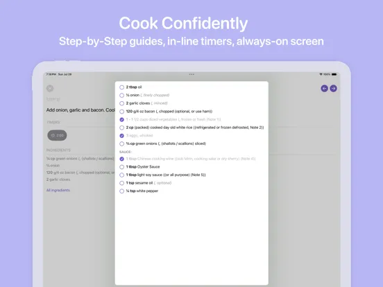 Screenshot di Plum: Unlimited Recipe Manager iPad 