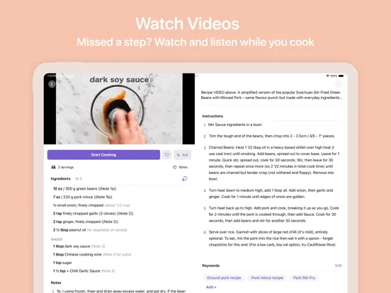 Screenshot di Plum: Unlimited Recipe Manager iPad 