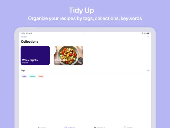 Screenshot di Plum: Unlimited Recipe Manager iPad 