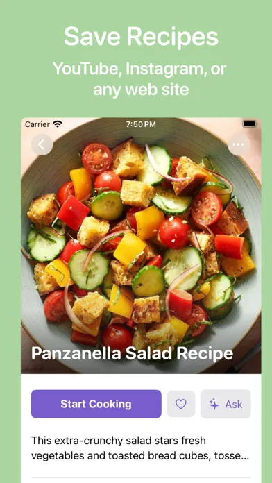 Screenshot di Plum: Unlimited Recipe Manager