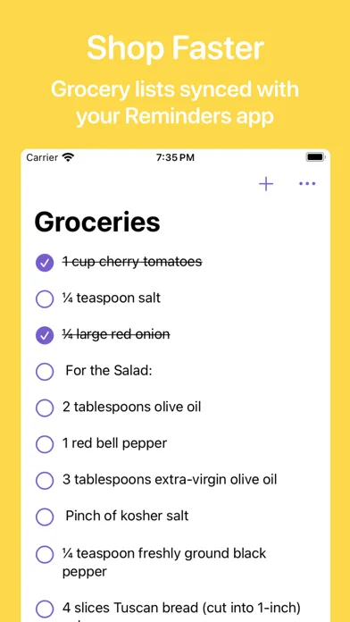Screenshot di Plum: Unlimited Recipe Manager