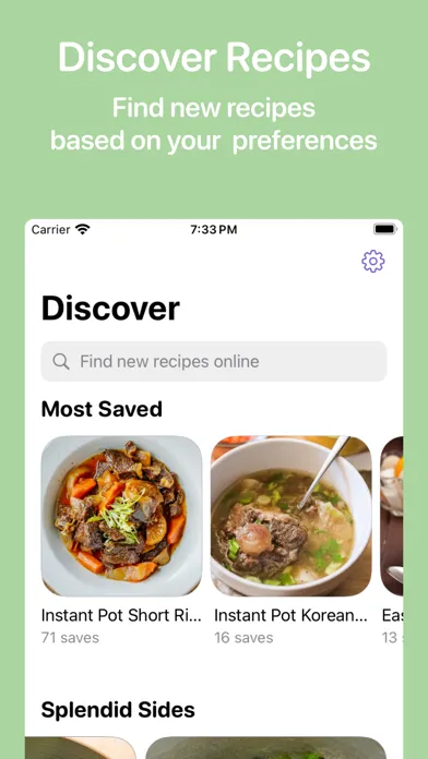 Screenshot di Plum: Unlimited Recipe Manager