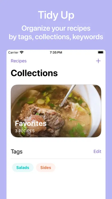 Screenshot di Plum: Unlimited Recipe Manager