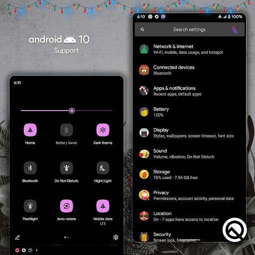 Christmas Substratum Theme Screenshots