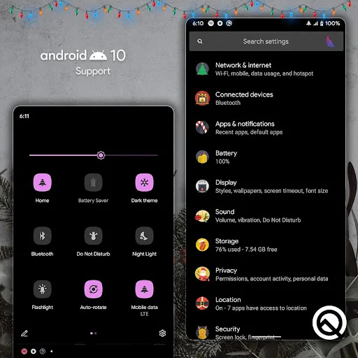 Christmas Substratum Theme স্ক্রিনশট